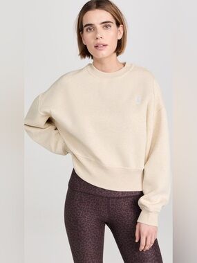 P.E. Nation ‘Recalibrate’ Sweatshirt in Almond, size Medium